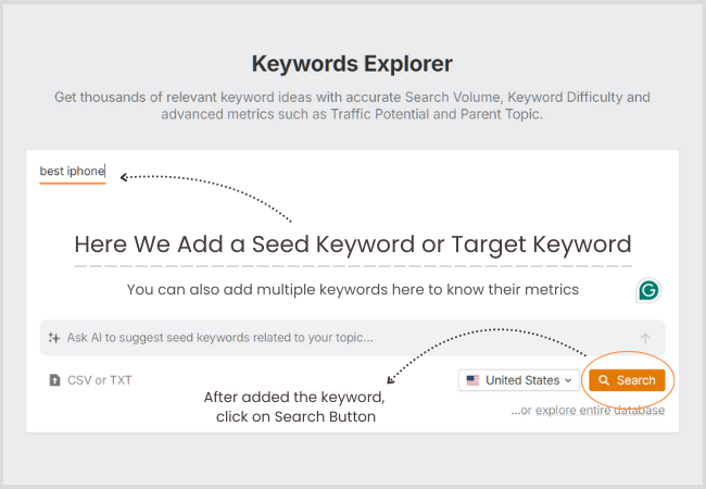 Explore Keywords, Metrics, and Opportunities of New Topics